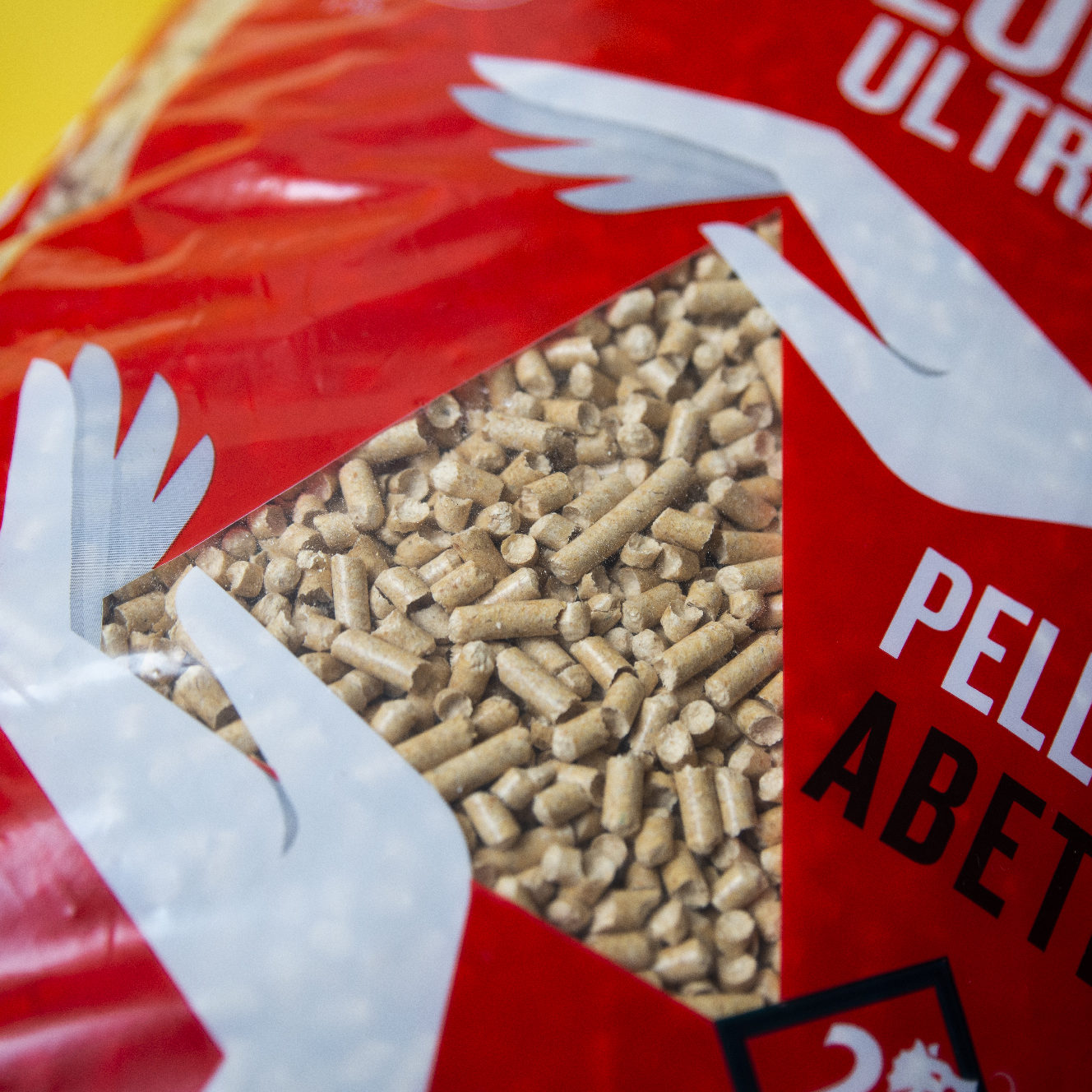 Dettaglio sacco di pellet Ecocalor Savichem